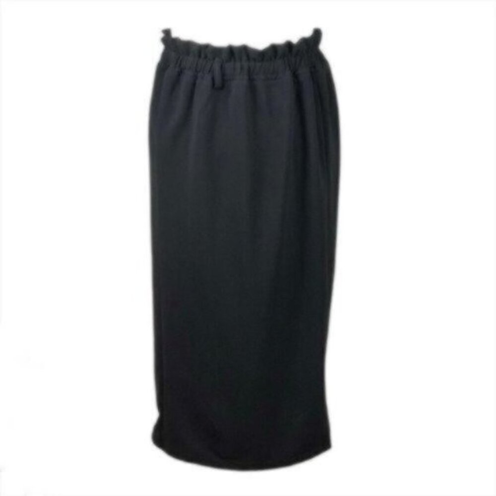 SHEIN Black Midi Skirt Large